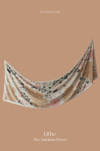 YES ( Shawl ) Andalusia Flower Mixed Satin Silk ( LITHE )