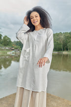 Kira Oversized Cotton Long Top