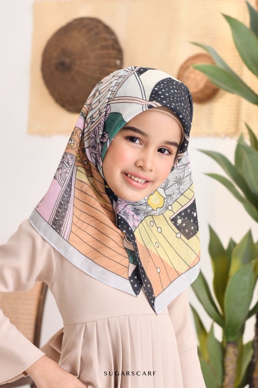 (KidsSquare ) RUMA Voile Scarf - Emerald