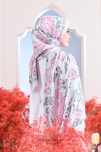YES ( Full Wide Pleats Shawl ) Garden of Hurrem Bloom in ( KAMELYA )