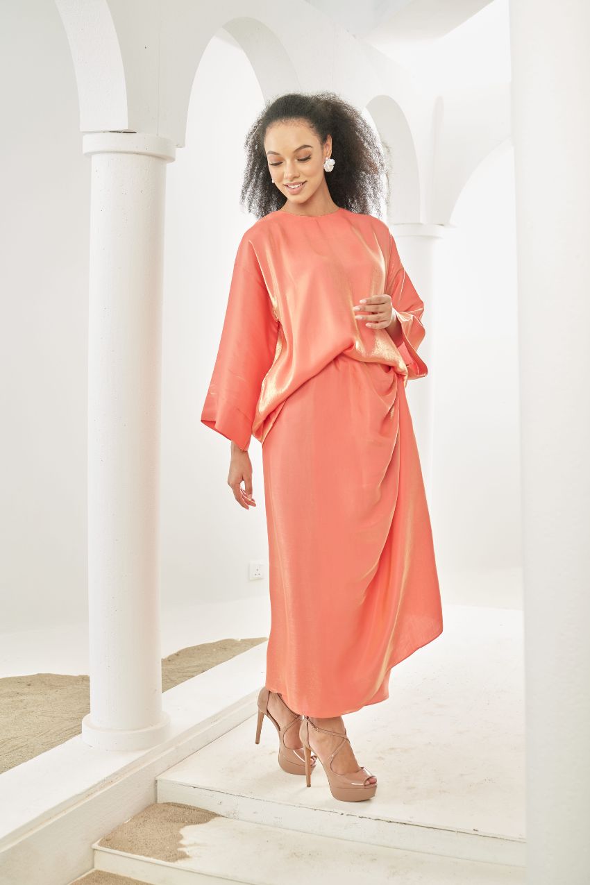 TheSugarEdit Olivia Pareo Set ( Orange )