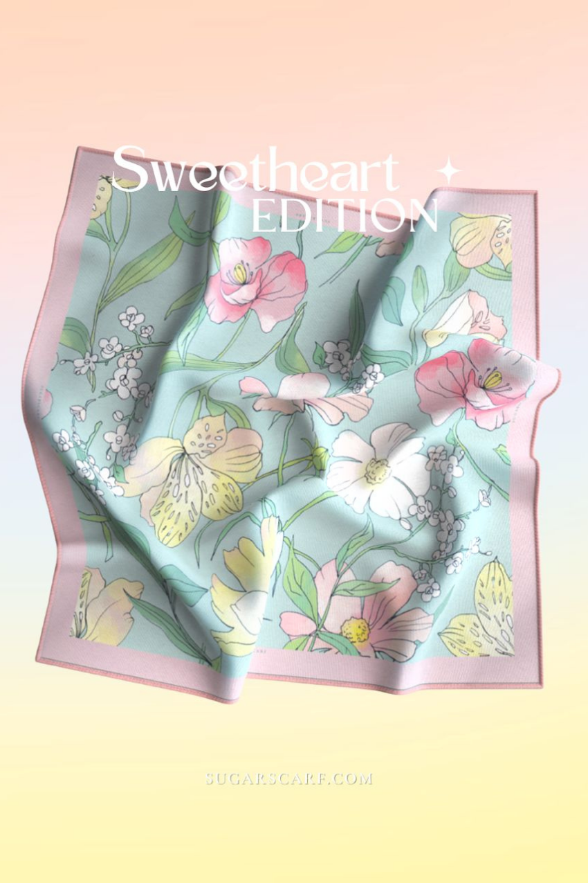 YES ( Square ) SWEETHEART Soft Silk Matte Satin ( CHERISH )