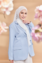 YES DEFECT - Emily Lux Chiffon ( Boss Babe - Winter White )