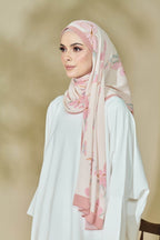 (SAMPLE) Abstract x Bloom Journey Wide Pleats Scarf In ( Sweet Child ) - with Box