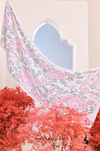 YES ( Full Wide Pleats Shawl ) Garden of Hurrem Bloom in ( KAMELYA )