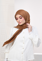 YES DEFECT - YOUR NEW MATE Smooth Satin Silk - Caramel