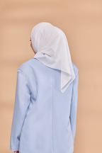 YES DEFECT - Emily Lux Chiffon ( Boss Babe - Winter White )