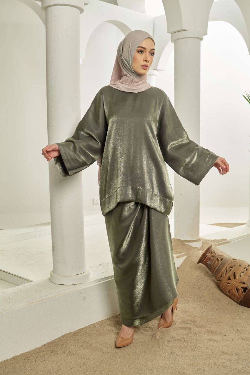 TheSugarEdit Olivia Pareo Set ( Green Sage )