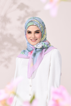 YES DEFECT - ( Square Scarf ) Sweetheart in Cotton Bawal (Cherish)