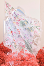 YES DEFECT- ( Japanese Voile Vol2 Square Scarf ) Riang Raya in ( RIUH )