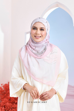 YES DEFECT - ( Japanese Voile Vol2 Square Scarf ) Riang Raya in ( KENANGAN )