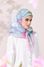 YES DEFECT - ( Square Scarf ) Sweetheart in Cotton Bawal (Cherish)
