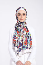 ( Shawl ) FlowerPower Mixed Satin Silk ( Cats )