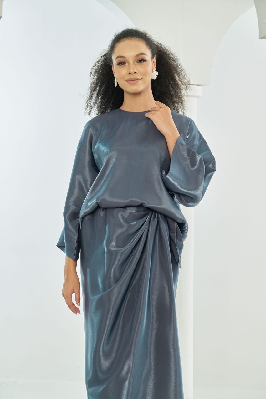 TheSugarEdit Olivia Pareo Set( Dusty Blue )