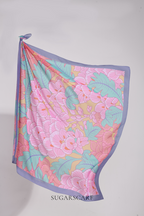 YES DEFECT -  ( Square ) Bloom Flair Premium Voile Cotton ( KEEP DREAMING )