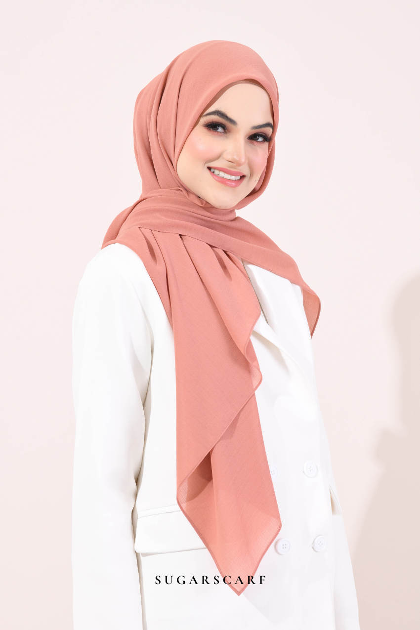 YES DEFECT -  Mindy Paris Chiffon Scarf in LOOKING GOOD