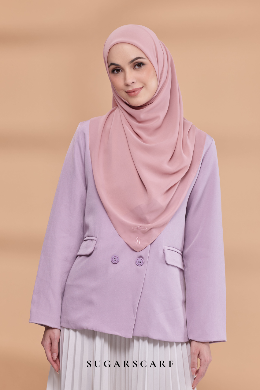Emily Lux Chiffon  ( Make Up - Dusty Pink )
