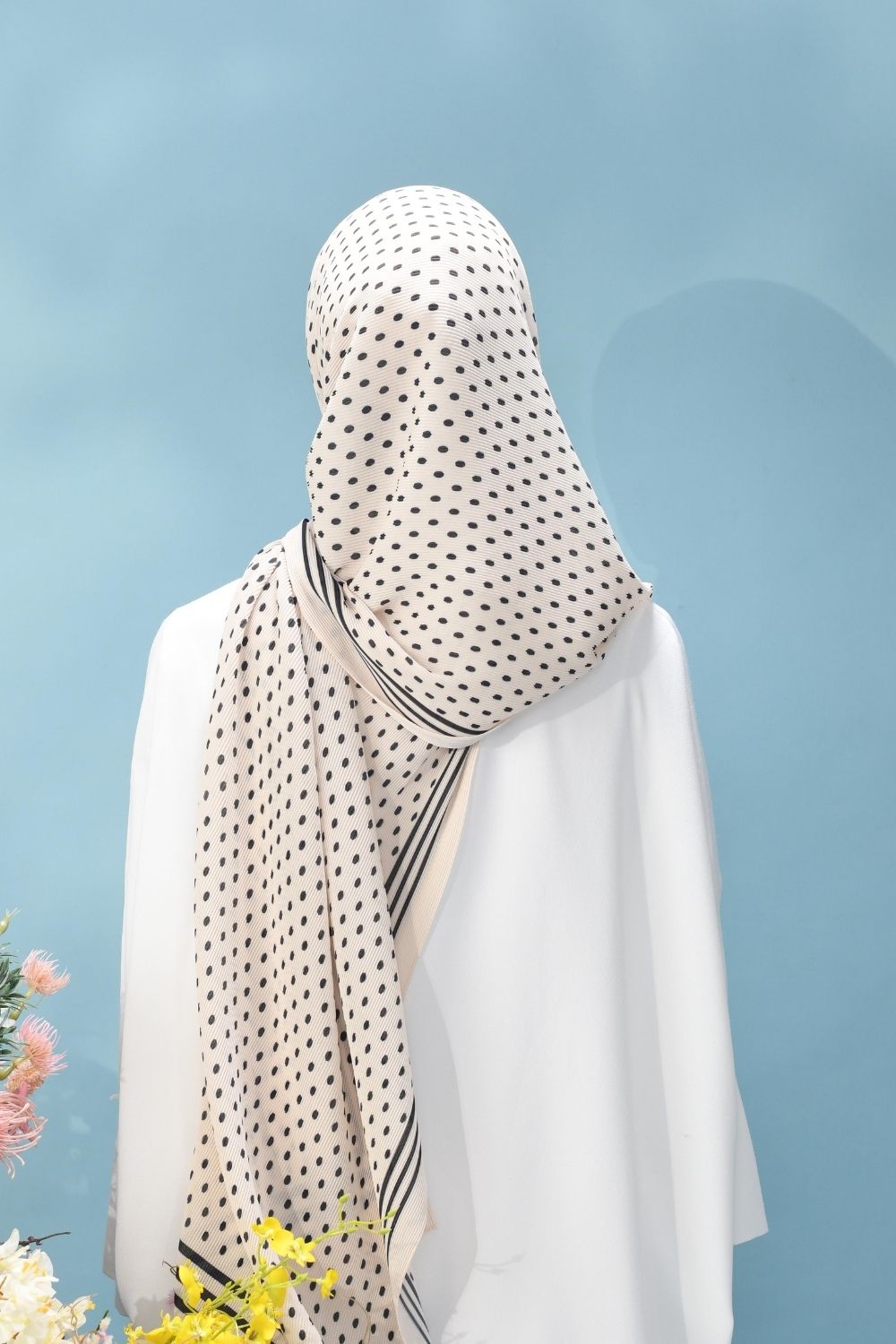 (SAMPLE) Classy Pleated Scarf in Kelly Taylor