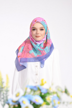 YES DEFECT -  ( Square ) Bloom Flair Premium Voile Cotton ( KEEP DREAMING )