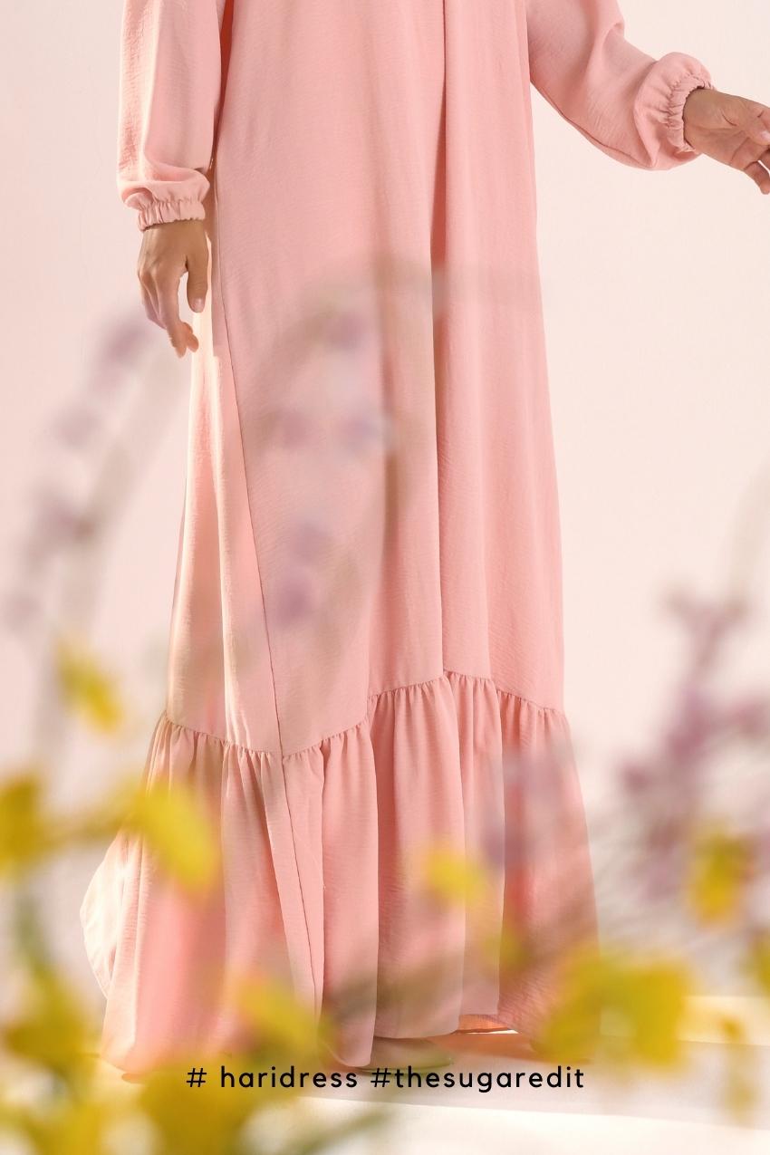 Ha-Ri Dress in Sweetest Pink