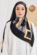 YES DEFECT - LIMITED EDITION (Long Shawl) RONA Shawl Mixed Satin Silk  ( Kak Long )