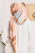 YES DEFECT - LIMITED EDITION ( Long Scarf ) RONA Shawl Mixed Satin Silk  ( Kak Ngah )