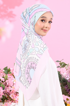 YES (Japanese Voile Square Scarf ) Soulful Bloom In (Roxelana)