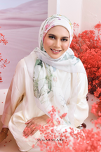 YES ( Japanese Voile Vol2 Square Scarf ) Garden of Hurrem Bloom in ( REYHAN )