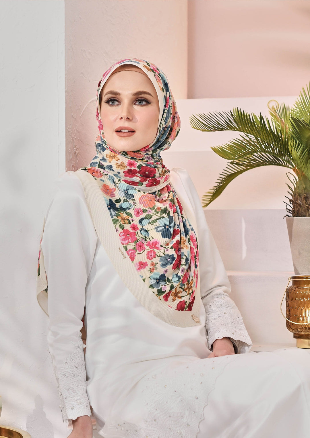 Sample - (Full Pleats ) BLOOMING EID Shawls in LILLIAS