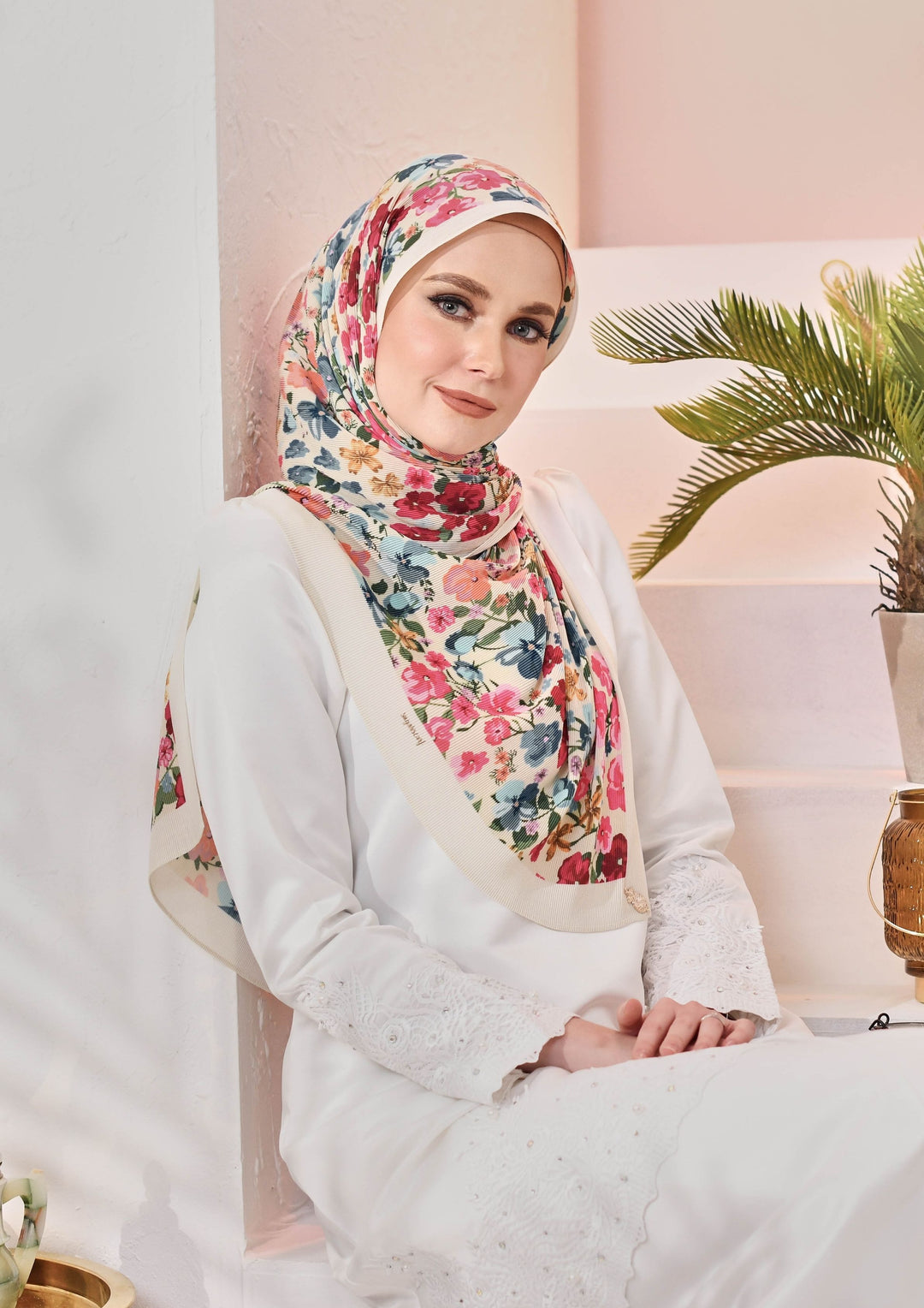 Sample - (Full Pleats ) BLOOMING EID Shawls in LILLIAS