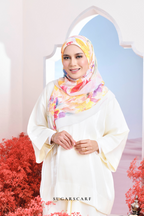 YES DEFECT - ( Japanese Voile Vol2 Square Scarf ) Riang Raya in ( BERGAYA )