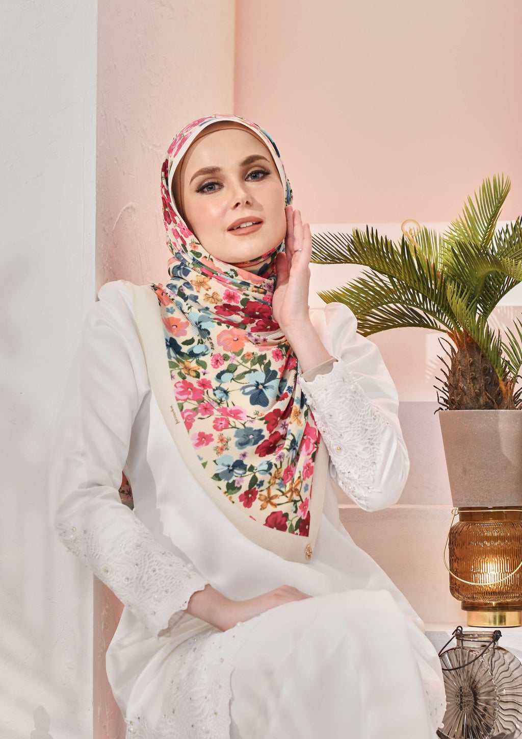 Sample - (Full Pleats ) BLOOMING EID Shawls in LILLIAS