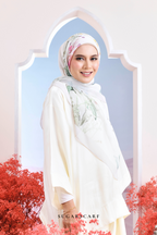 YES ( Japanese Voile Vol2 Square Scarf ) Garden of Hurrem Bloom in ( REYHAN )