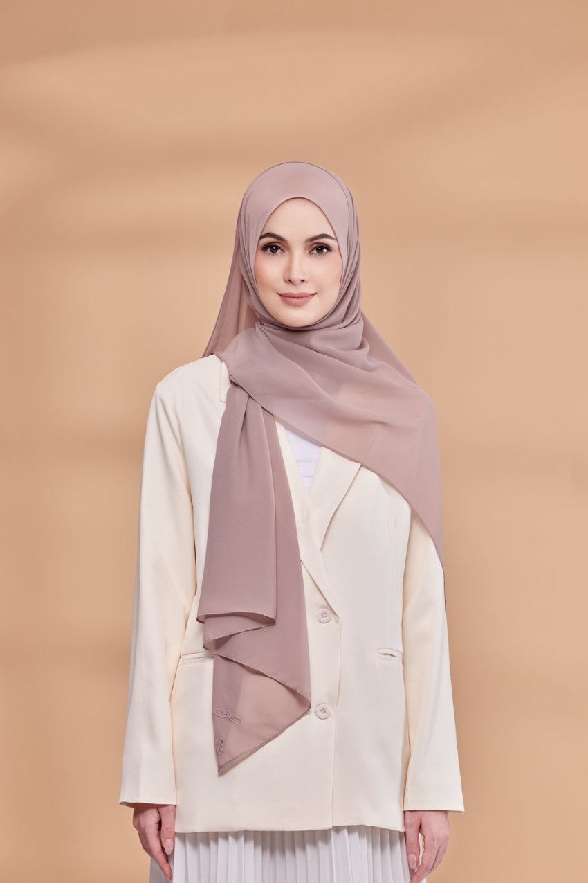 Emily Lux Chiffon ( Early Rise - Cappuccino )