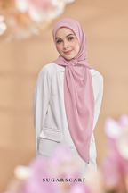 YES DEFECT - Emily Lux Chiffon  ( Make Up - Dusty Pink )