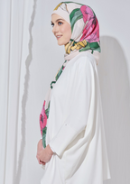 Sample (Pleated Shawl) Bloom Journey Wide Pleats Scarf In Never Apart