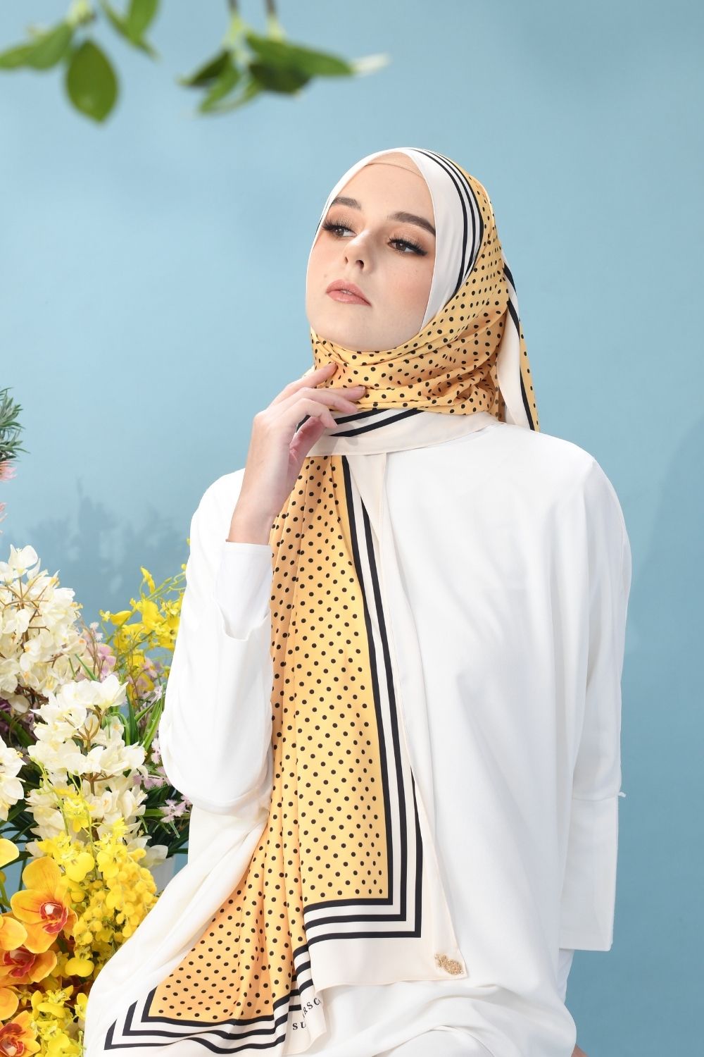 YES DEFECT - Classy ( Long Shawl Mixed Satin Silk) In Fran Fine