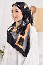 YES DEFECT - LIMITED EDITION (Long Shawl) RONA Shawl Mixed Satin Silk  ( Kak Long )