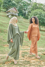 Anya Kaftan Set ( Kaftan Top & Instant Pareo Skirt - Two-Piece Set )