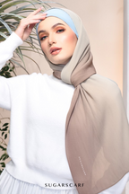 Sample Ombré Lumiére Wide Pleats in Raisa