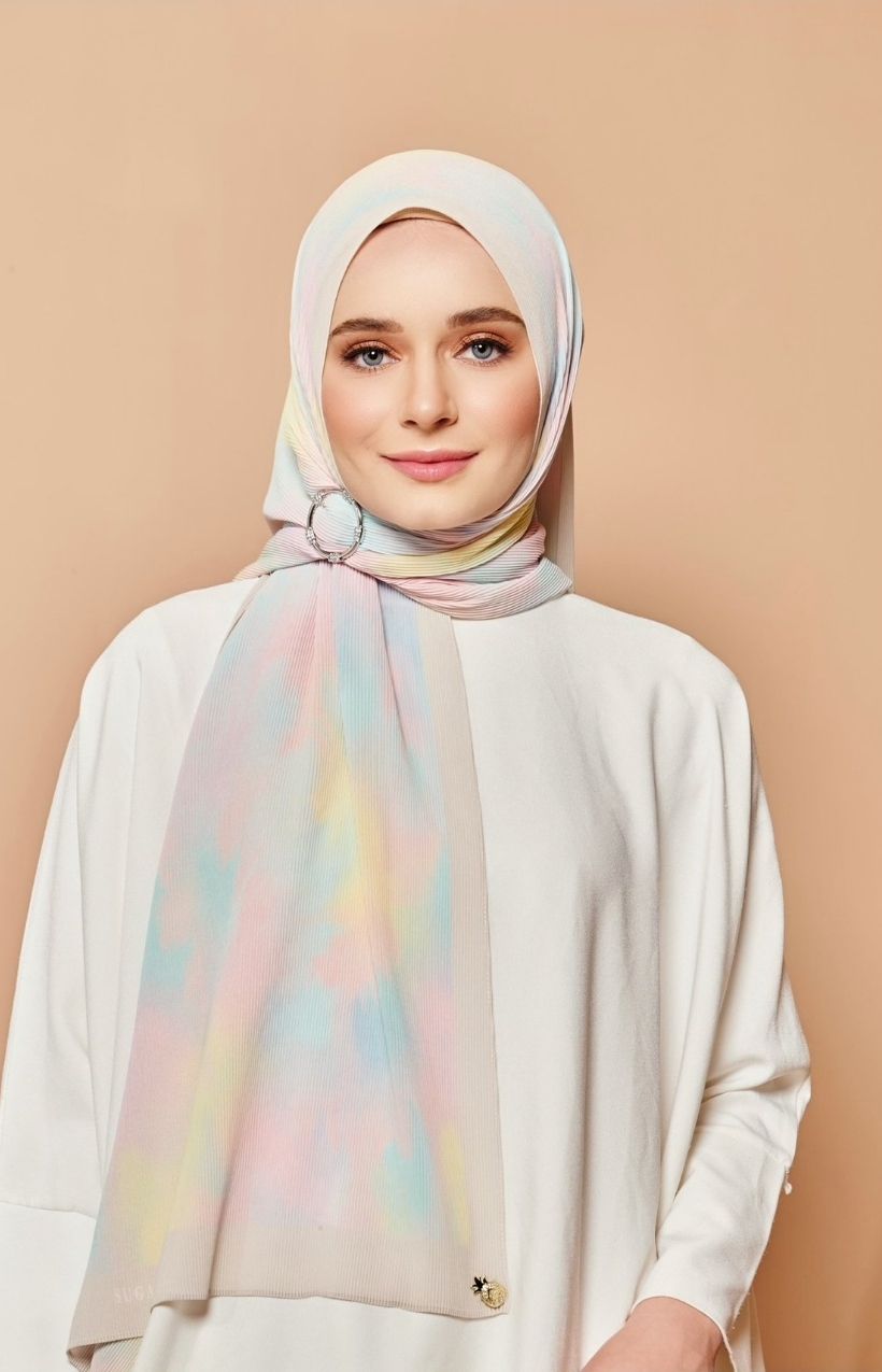 (SAMPLE)(PLEATS WIDE) Hello Gorgeous in Unicorn