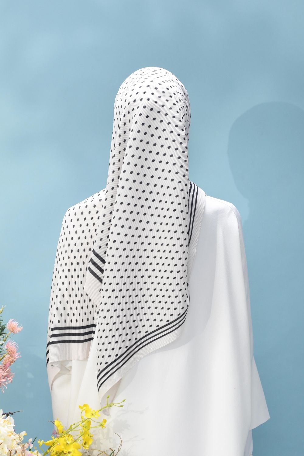 (SAMPLE) Classy Pleated Scarf in Rachel