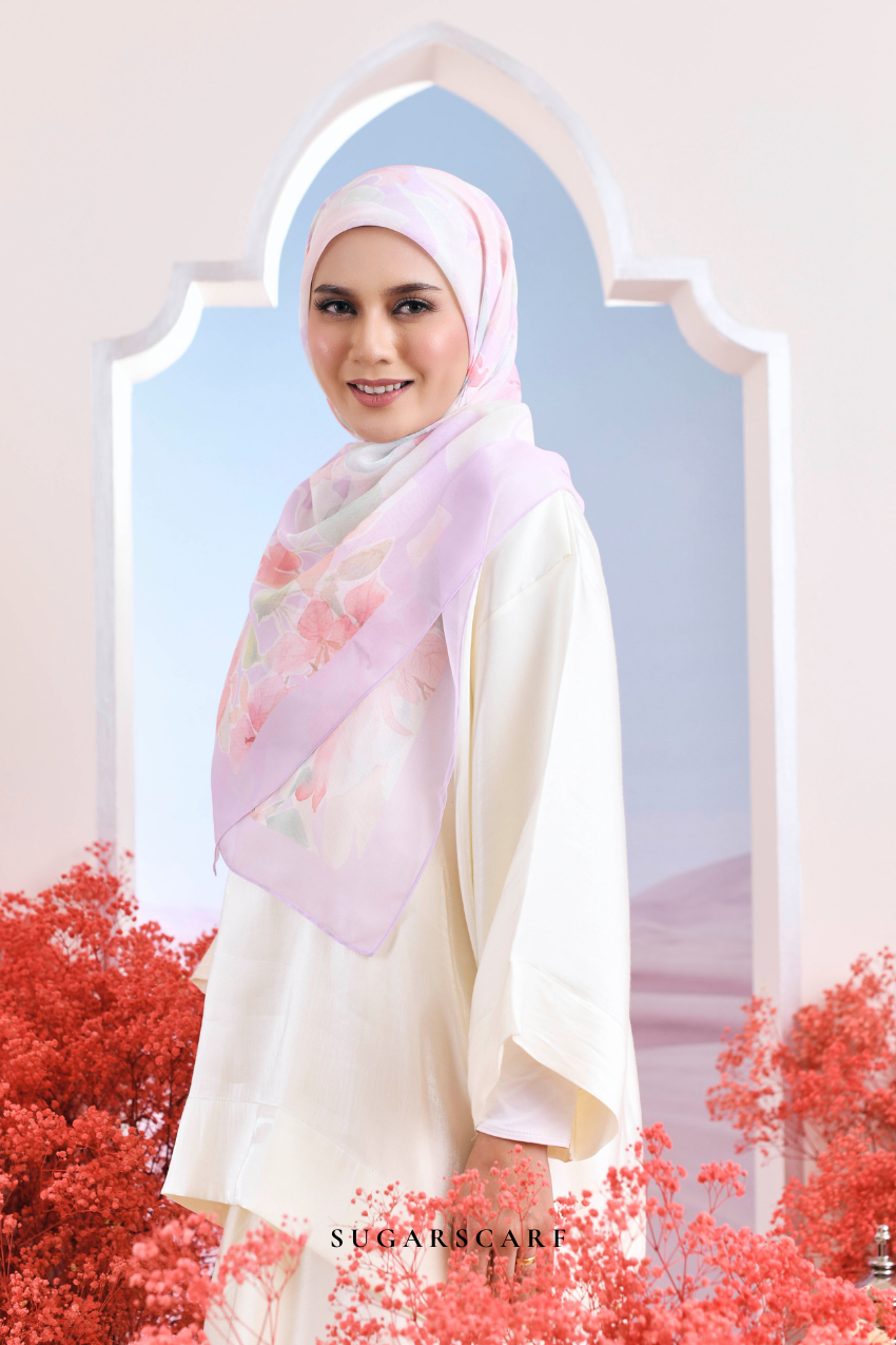 YES ( Japanese Voile Vol2 Square Scarf ) Riang Raya in ( RINDU )