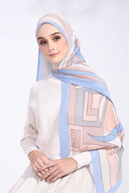 (SAMPLE) LIMITED EDITION ( Full Pleats ) RONA Wide Pleated Shawl ( Kak Cik )
