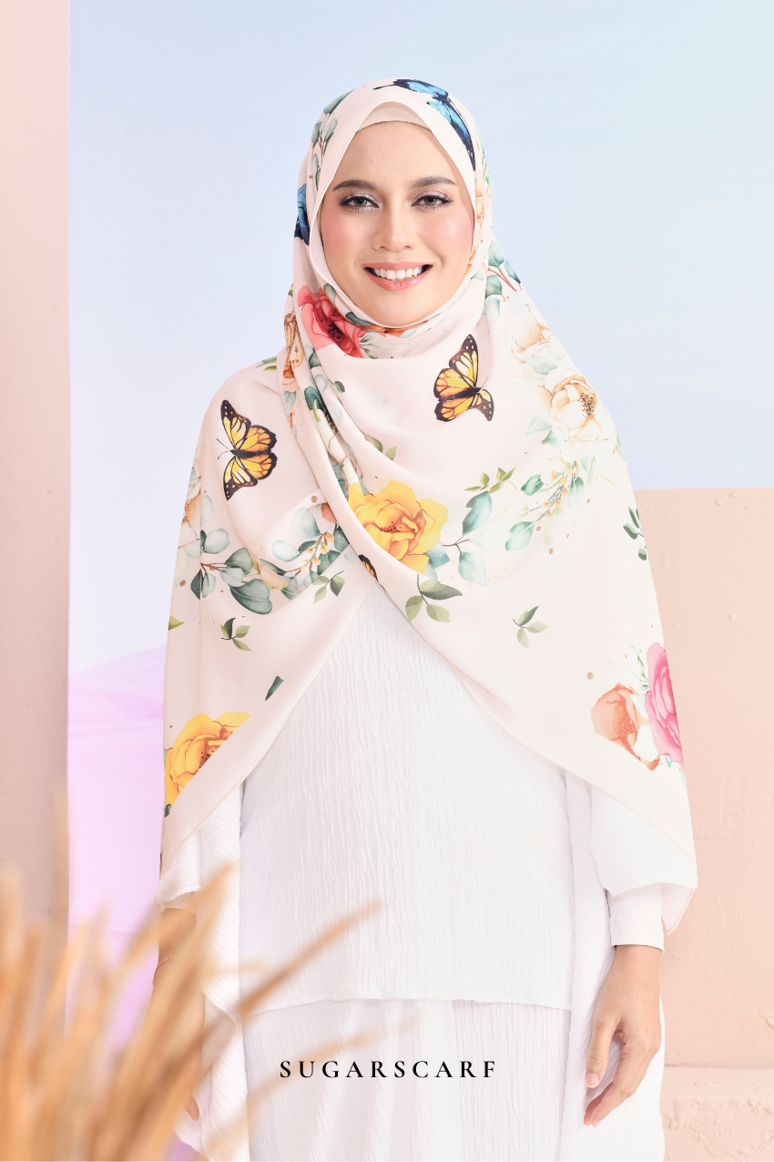 YES ( Long Scarf ) Garden of Hurrem Bloom in ( JEHAN  )