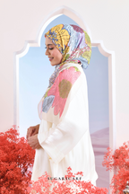 YES ( Japanese Voile Vol2 Square Scarf ) Garden of Hurrem Bloom in ( CEMILE )