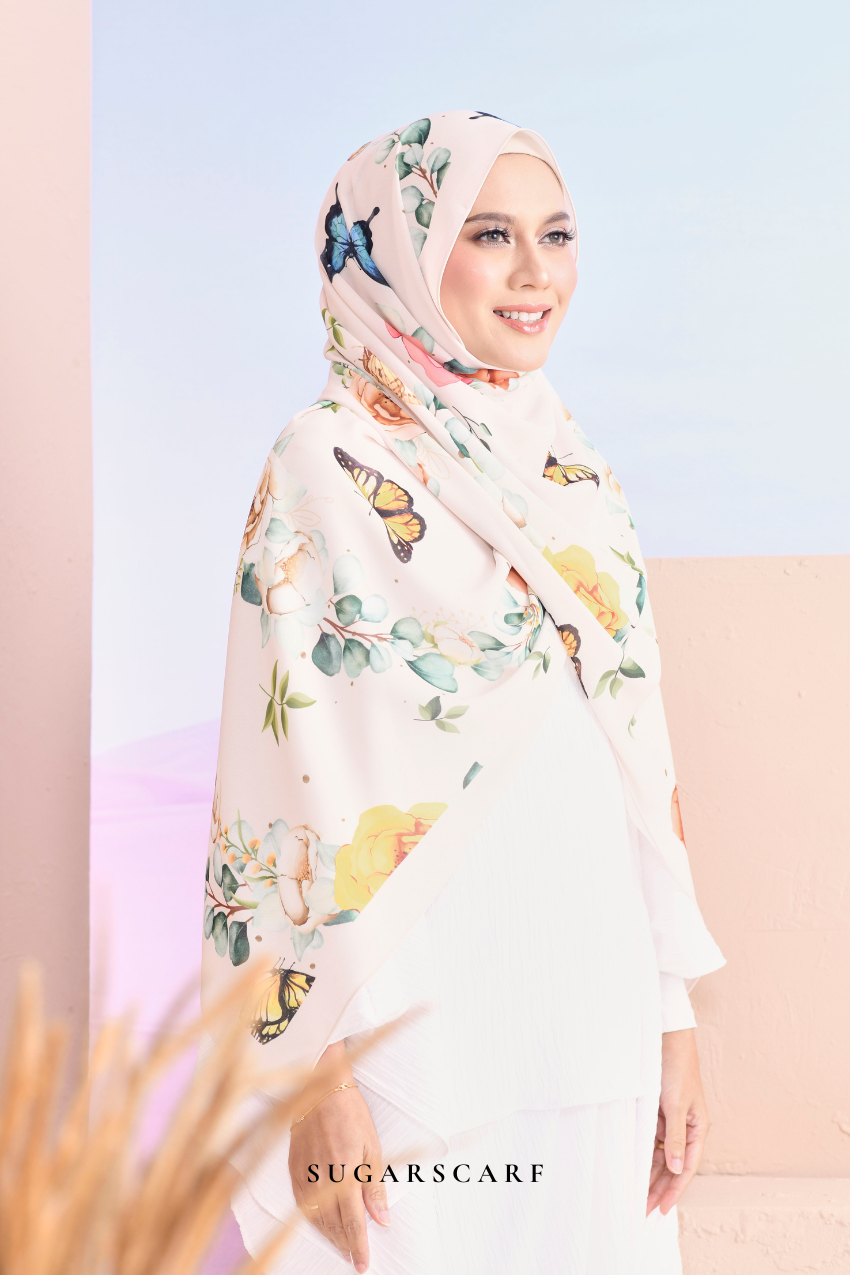 YES ( Long Scarf ) Garden of Hurrem Bloom in ( JEHAN  )