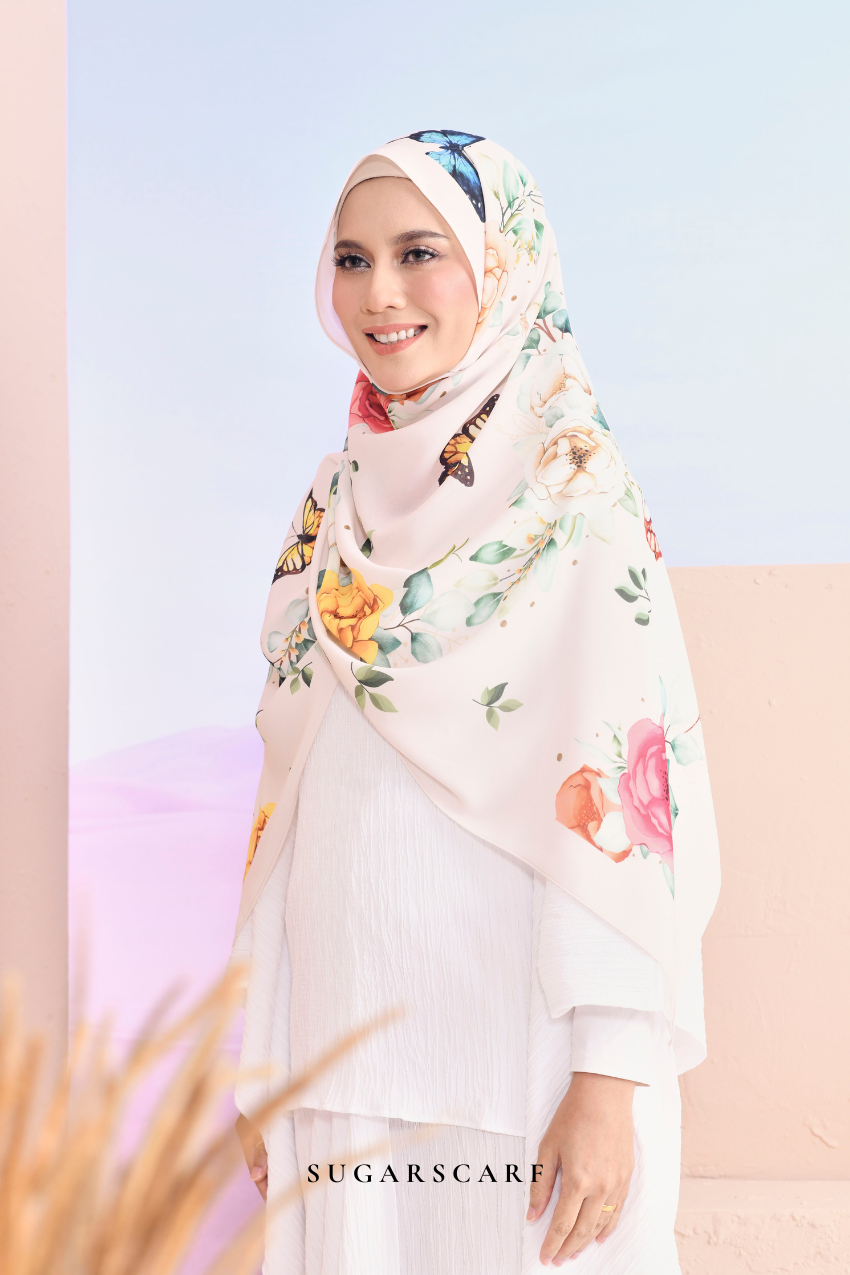 YES ( Long Scarf ) Garden of Hurrem Bloom in ( JEHAN  )