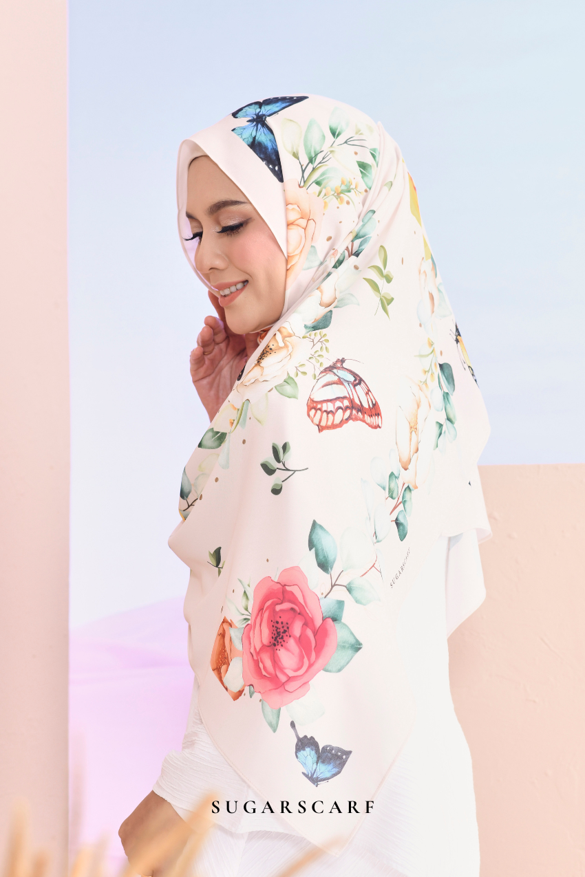 YES ( Long Scarf ) Garden of Hurrem Bloom in ( JEHAN  )