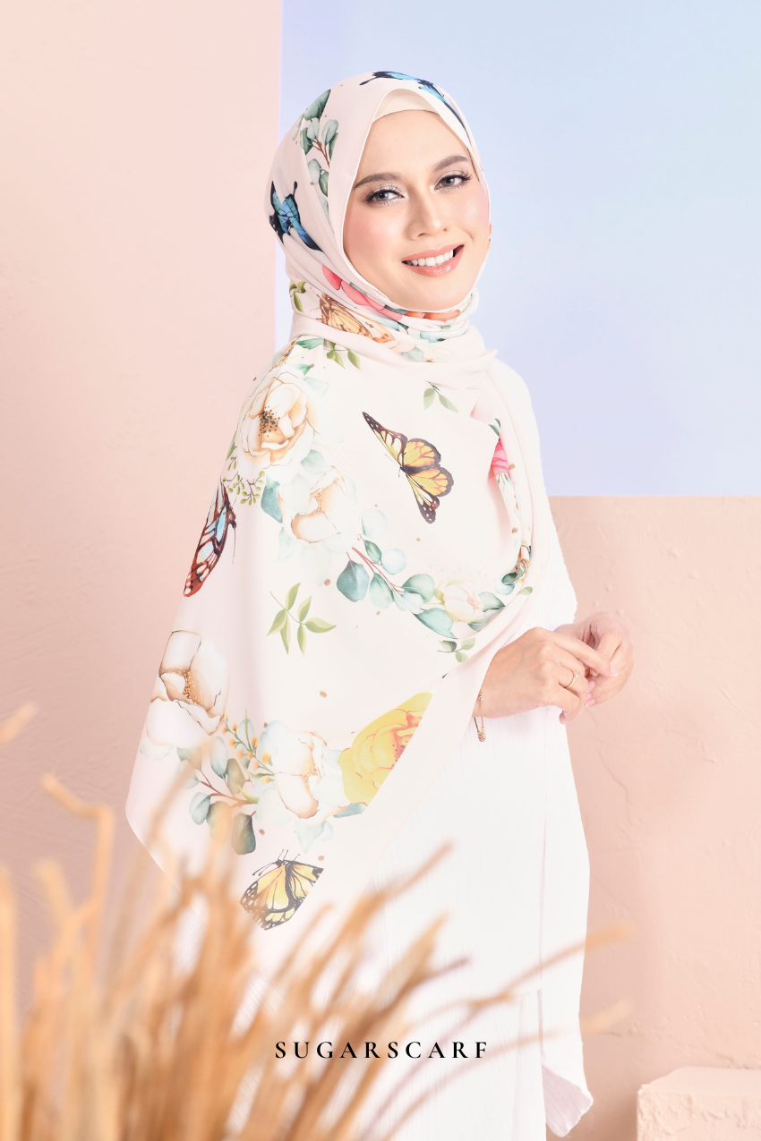 YES ( Long Scarf ) Garden of Hurrem Bloom in ( JEHAN  )